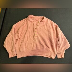 American Eagle Outfitters Pink Crew Neck Sweater